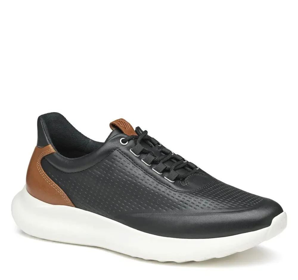 JOHNSTON & MURPHY MEN'S AMHERST 2.0 EMBOSSED LEATHER U-THROAT CASUAL SHOE, 8.5 M